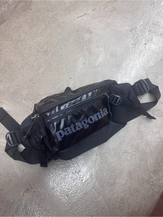 Patagonia Handbags - Patagonia Black Belt Pack with Gloss Logo
